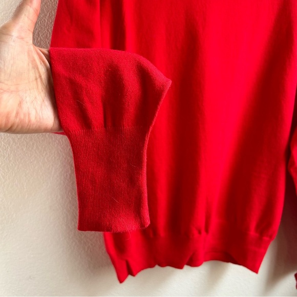 ASOS | Red Open Back Turtle Neck Sweater - Picture 4 of 7